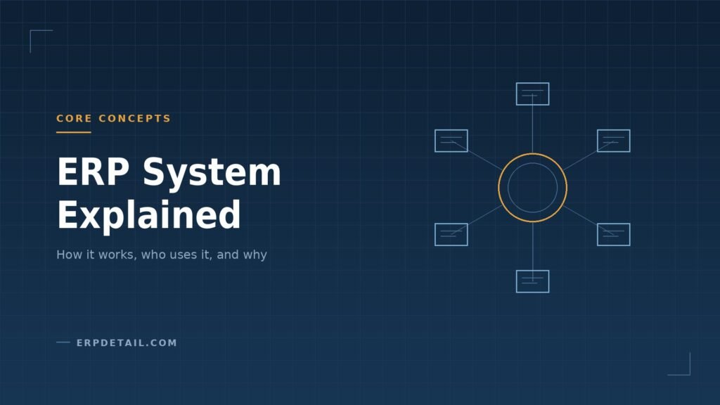 ERP System Explained